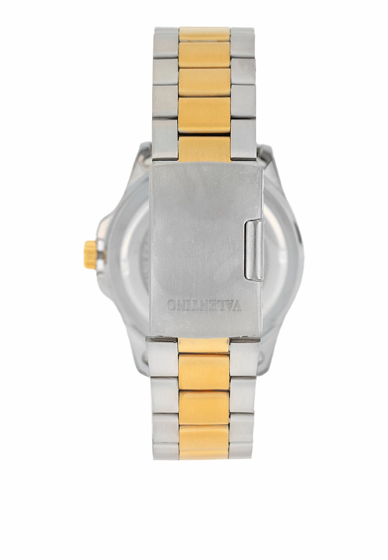 Valentino 20122409-TWO TONE - BLUE DIAL Stainless Steel Strap Analog Watch for Men