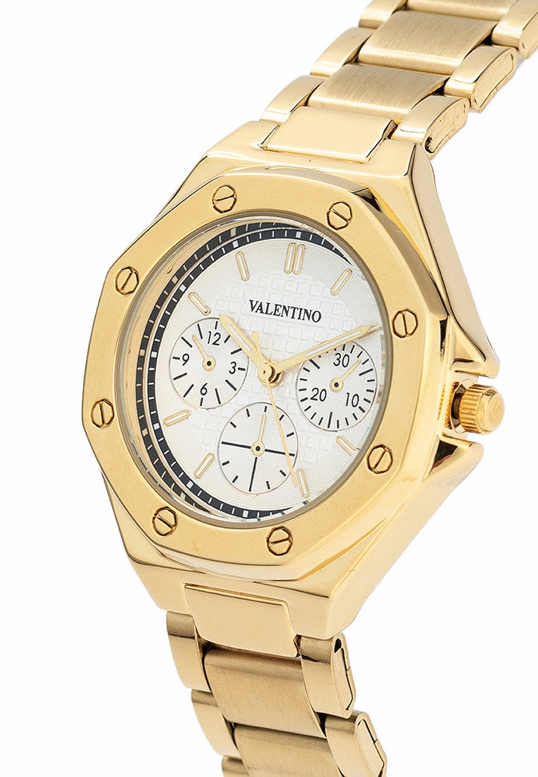 Valentino 20122470-SILVER DIAL Stainless Steel Strap Analog Watch for Women
