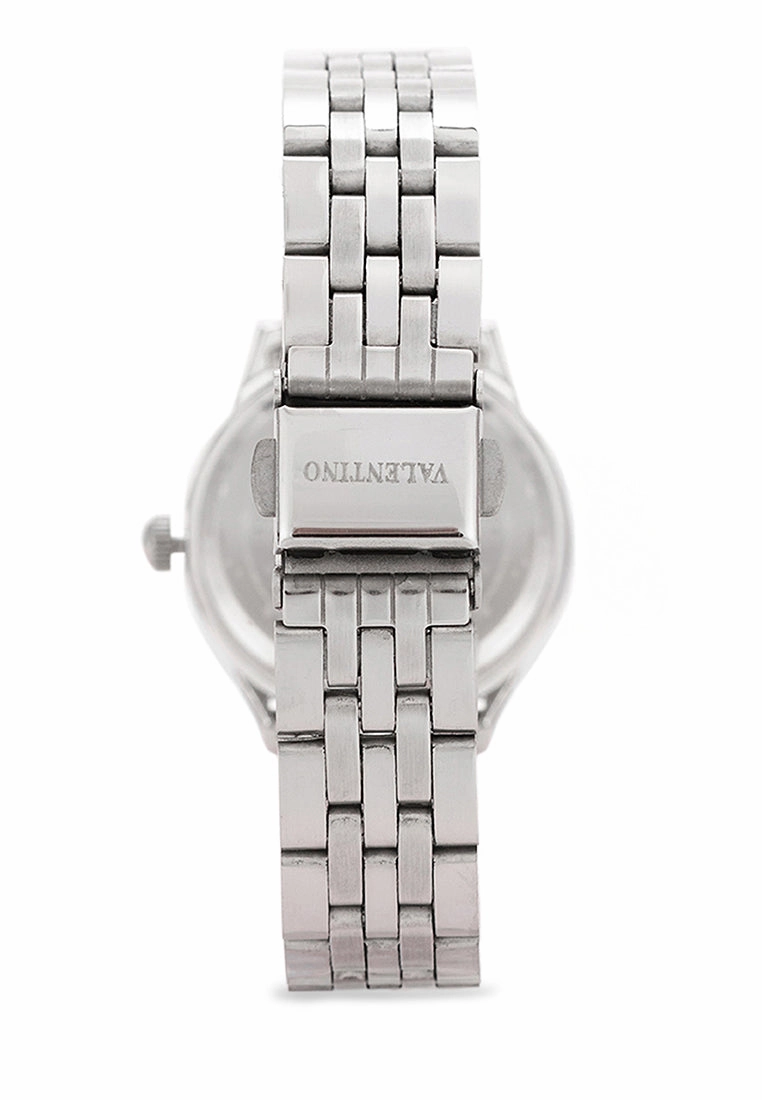 Valentino Stainless Steel Strap Analog Watch for Women 20122481-BLACK DIAL