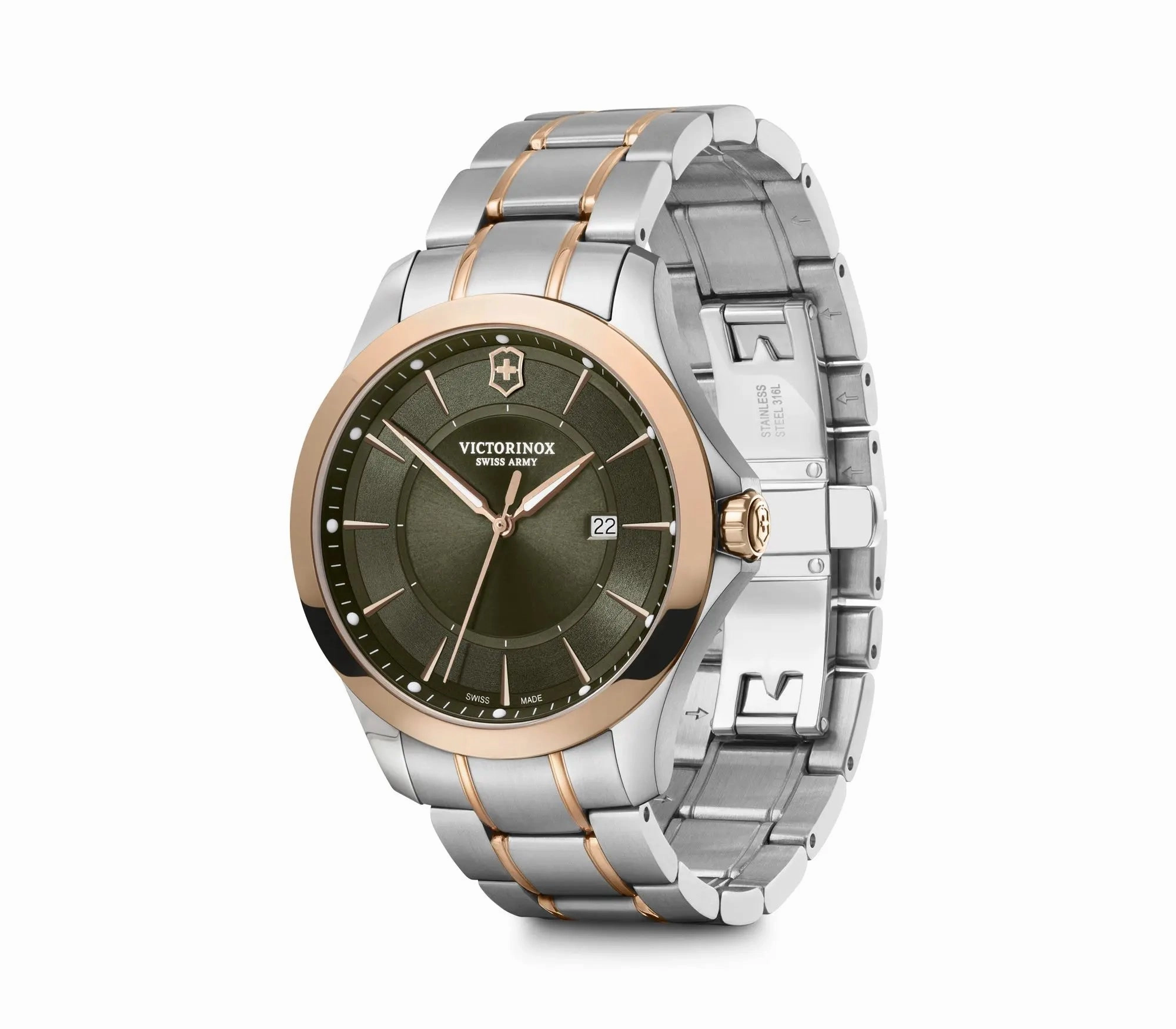 Victorinox Alliance Green Dial Mens Watch 241913