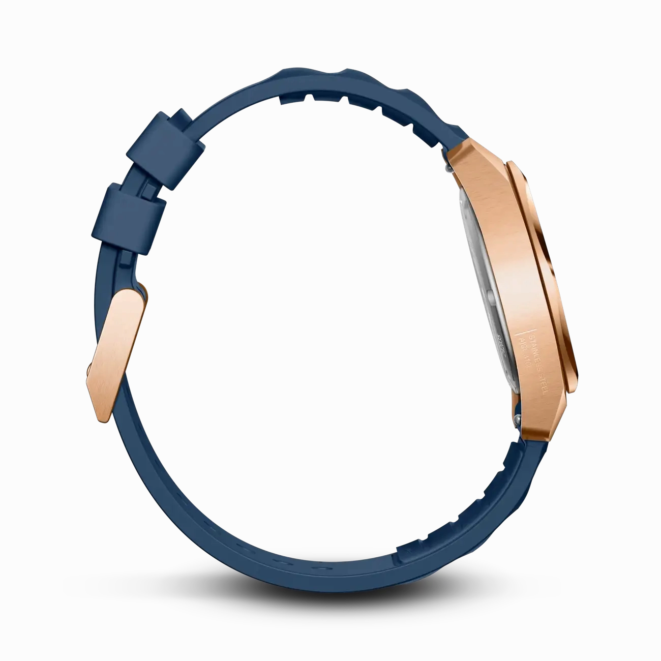 Victorinox I.N.O.X 32mm Rose Gold Blue Dial and band Watch 242035