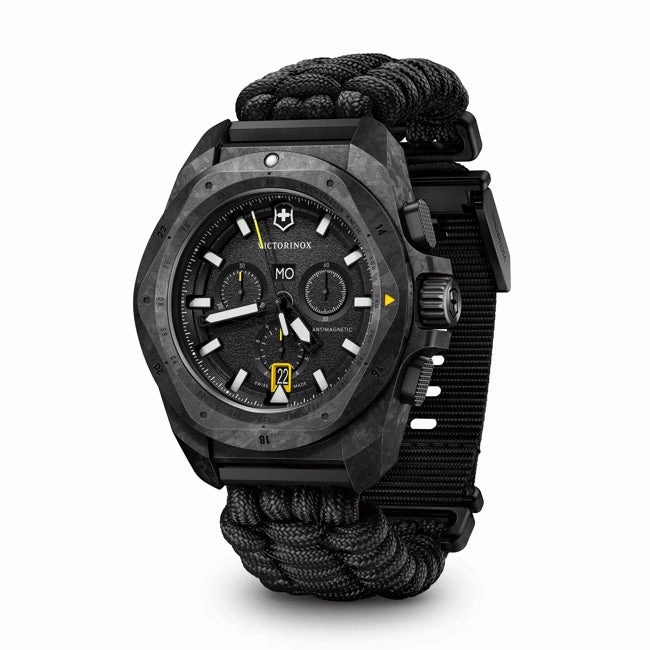 Victorinox Inox 43 Chrono Black Case Dial Watch 241989.1