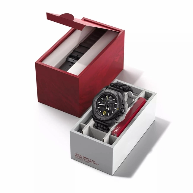 Victorinox Inox 43 Chrono Black Case Dial Watch 241989.1