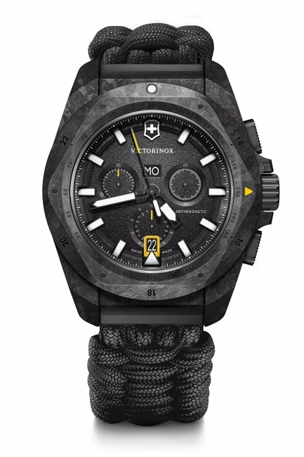 Victorinox Inox 43 Chrono Black Case Dial Watch 241989.1