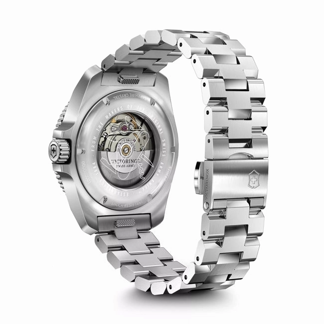 Victorinox Journey 1884 43mm Silver Stainless Steel Green Dial Watch 242015