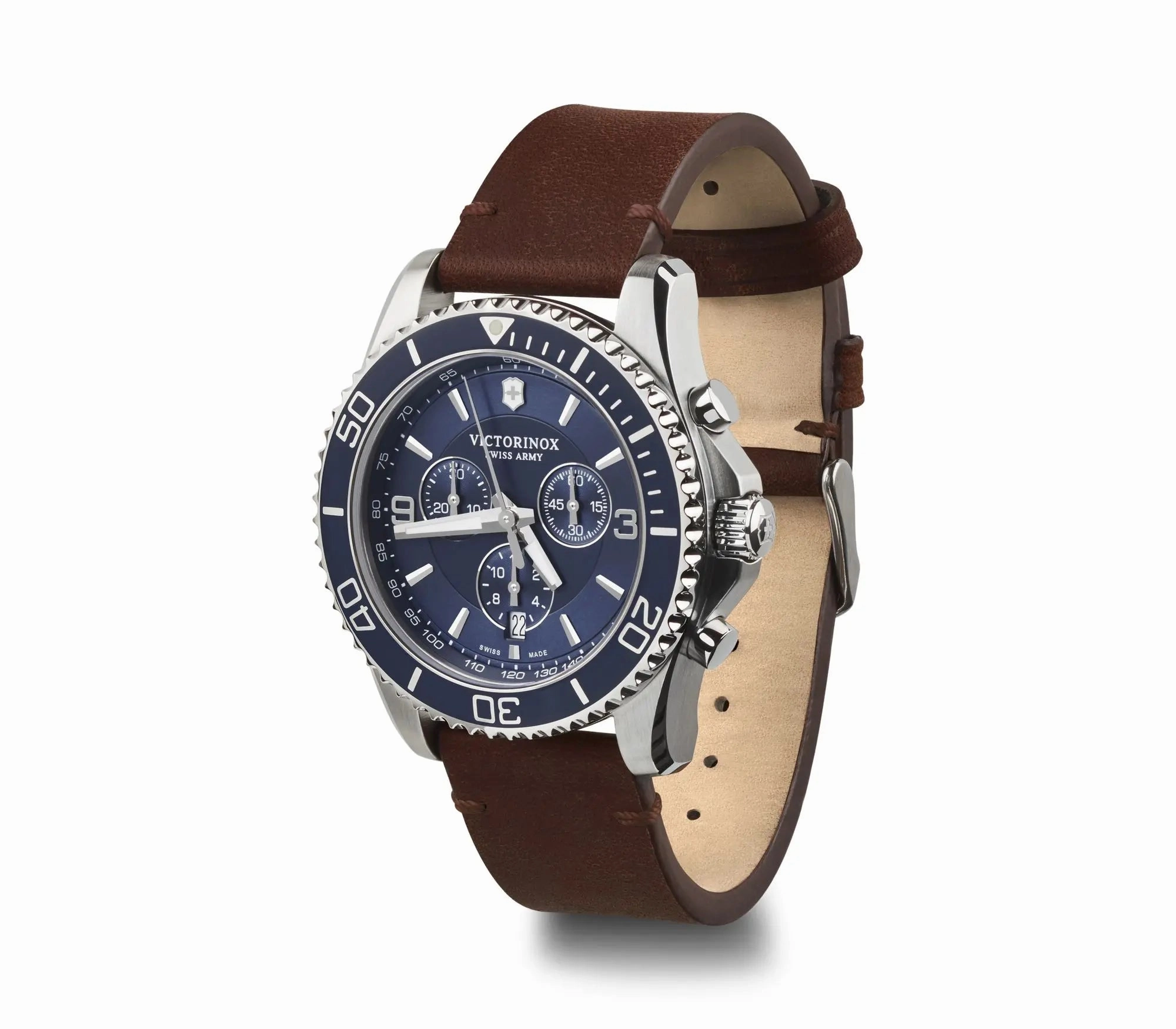 Victorinox Maverick Chronograph Blue Dial Mens Watch 241865