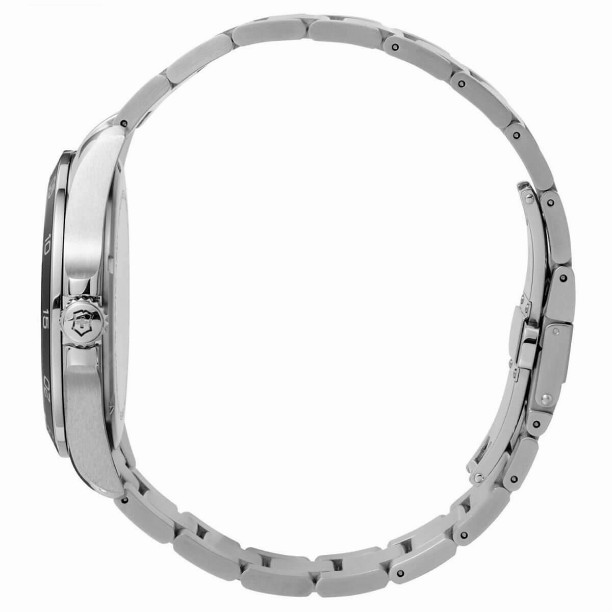 Victorinox Swiss Army Men's Quartz Watch - Fieldforce Black Dial Bracelet | 241849