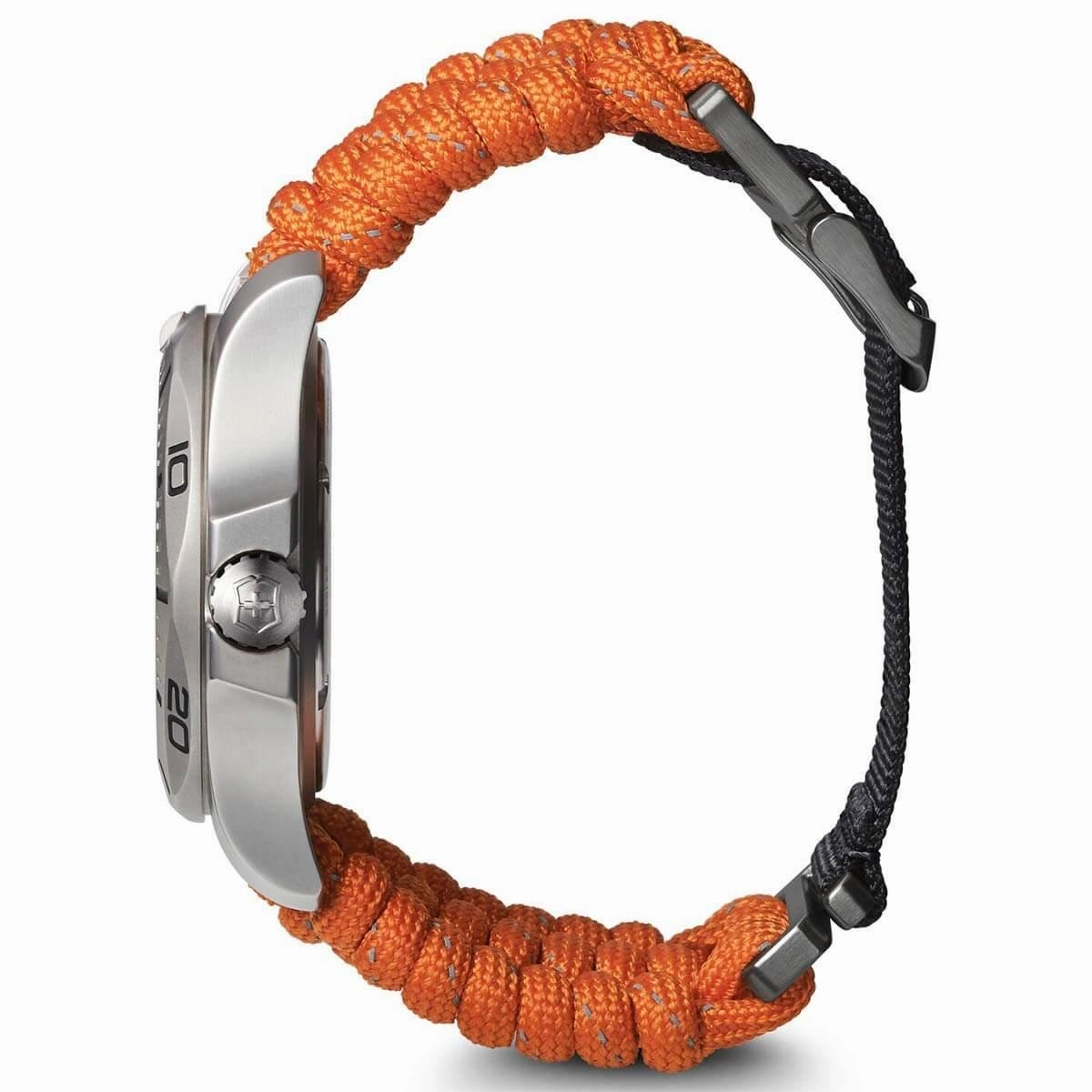 Victorinox Swiss Army Men's Quartz Watch - I.N.O.X. Professional Diver Orange Strap | 241845