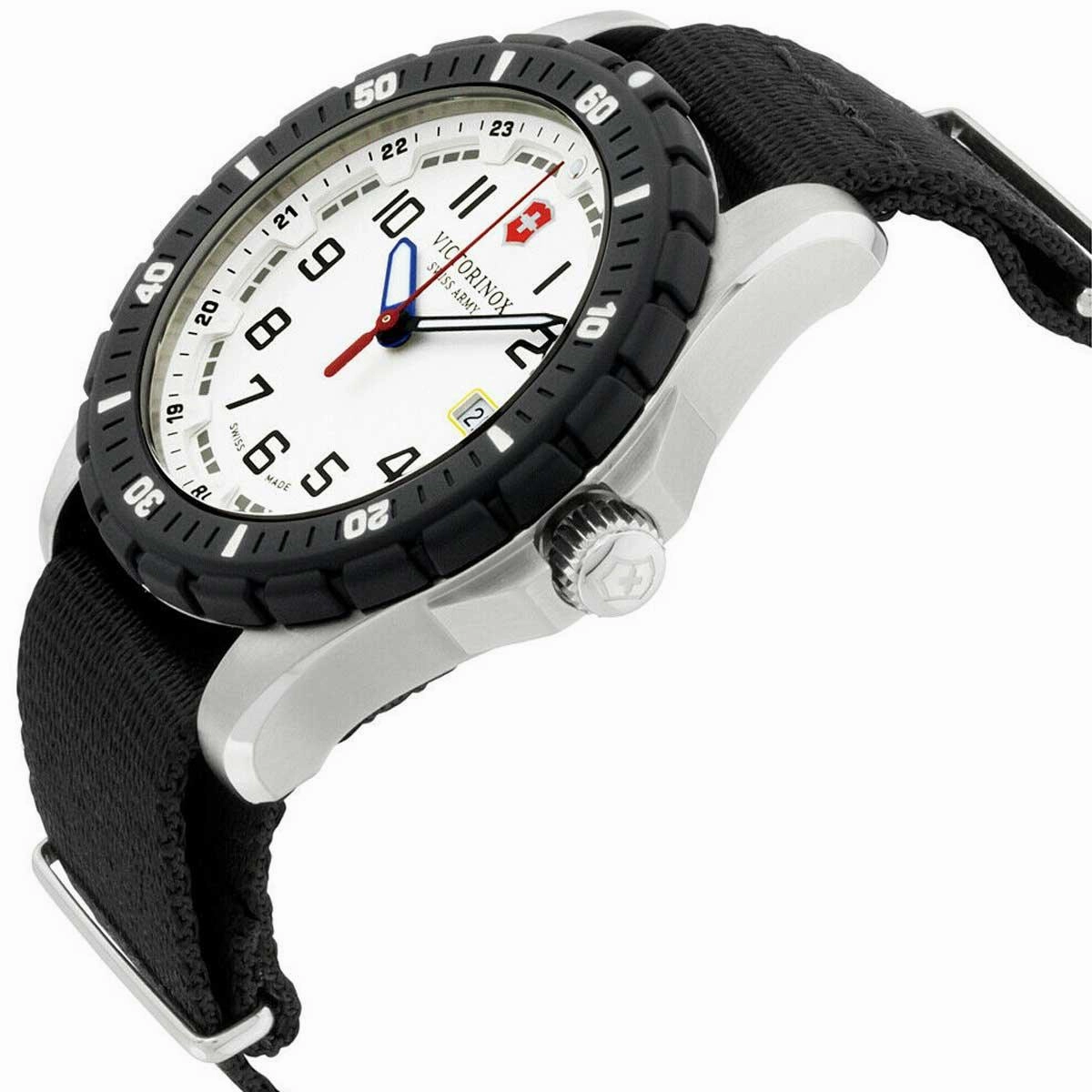 Victorinox Swiss Army Men's Quartz Watch - Maverick Sport Black Nylon Strap | 241676.1