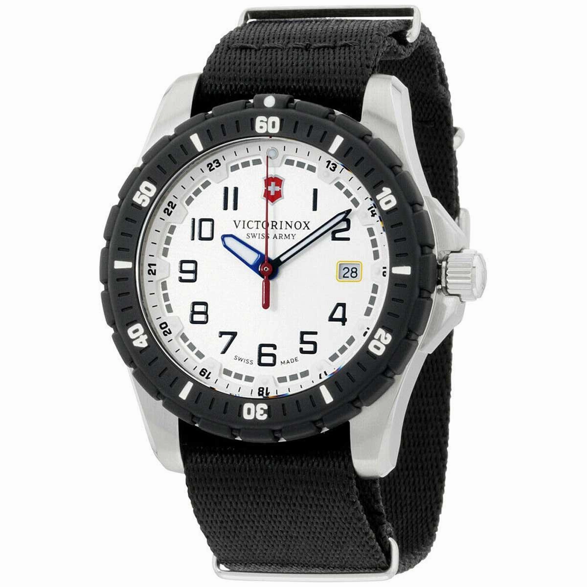 Victorinox Swiss Army Men's Quartz Watch - Maverick Sport Black Nylon Strap | 241676.1