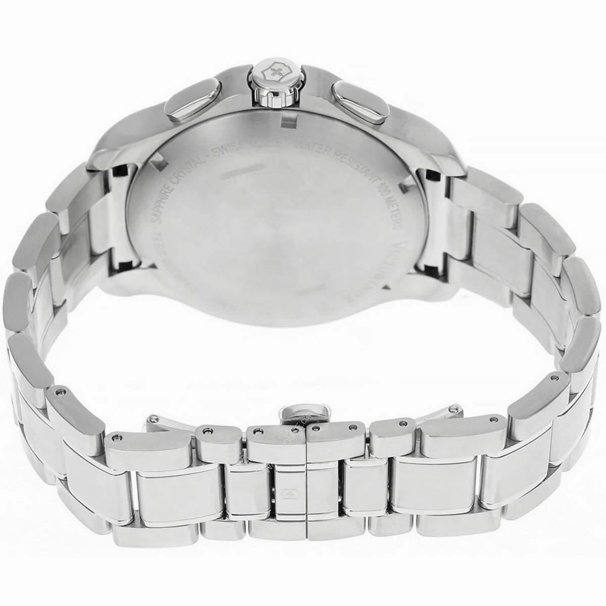 Victorinox Swiss Army Men's Watch - Officer's White Dial Silver Bracelet | 241554