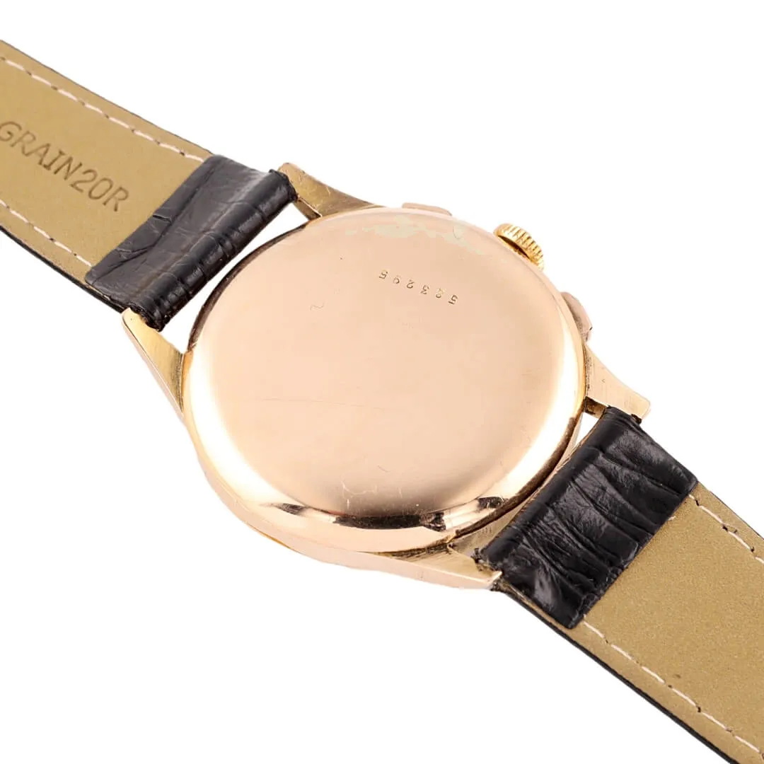 Vintage Zenith Chronograph  18k Rose Gold, Zenith Caliber 156 (Circa 1950s)