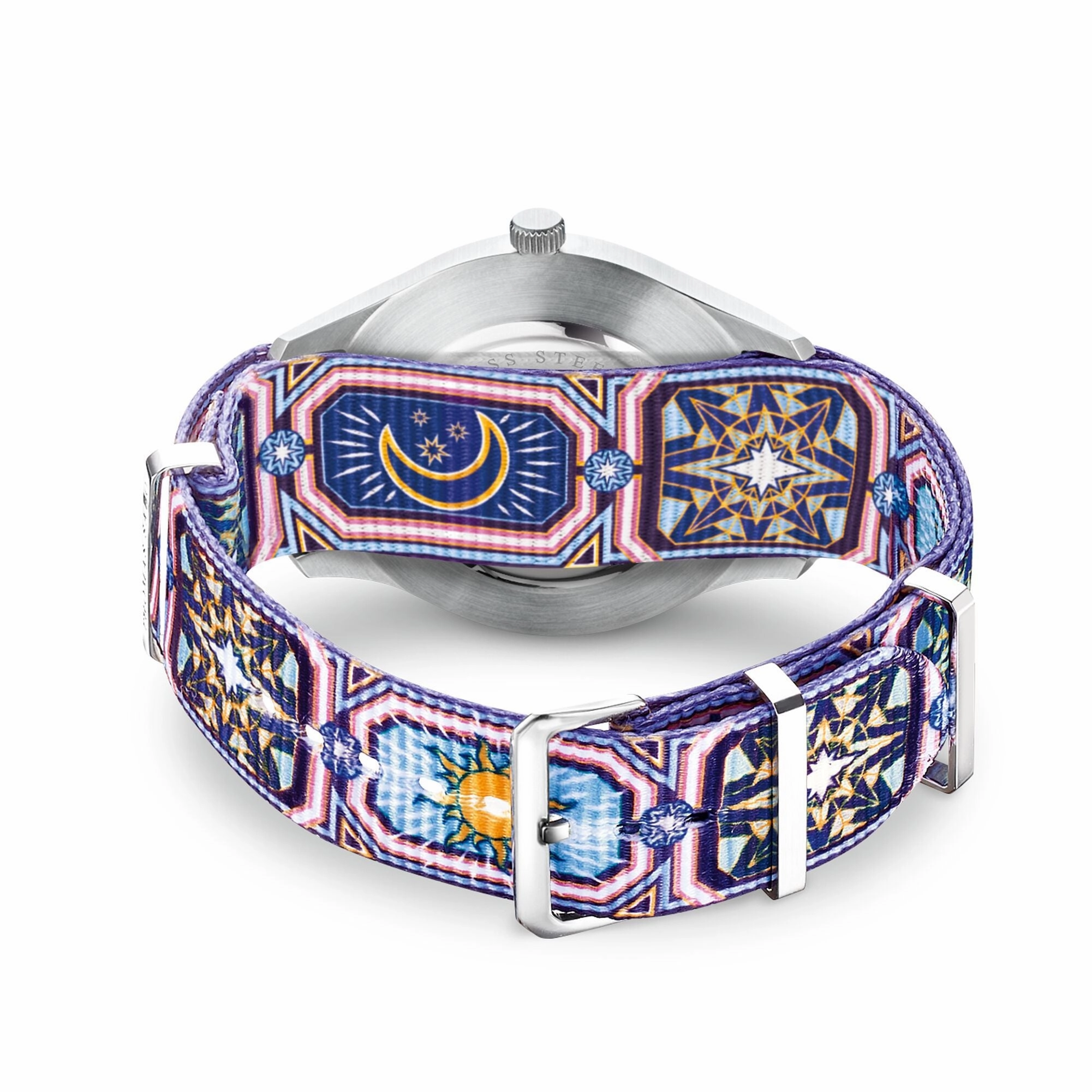 Watch Band Nato Colourful Night Sky