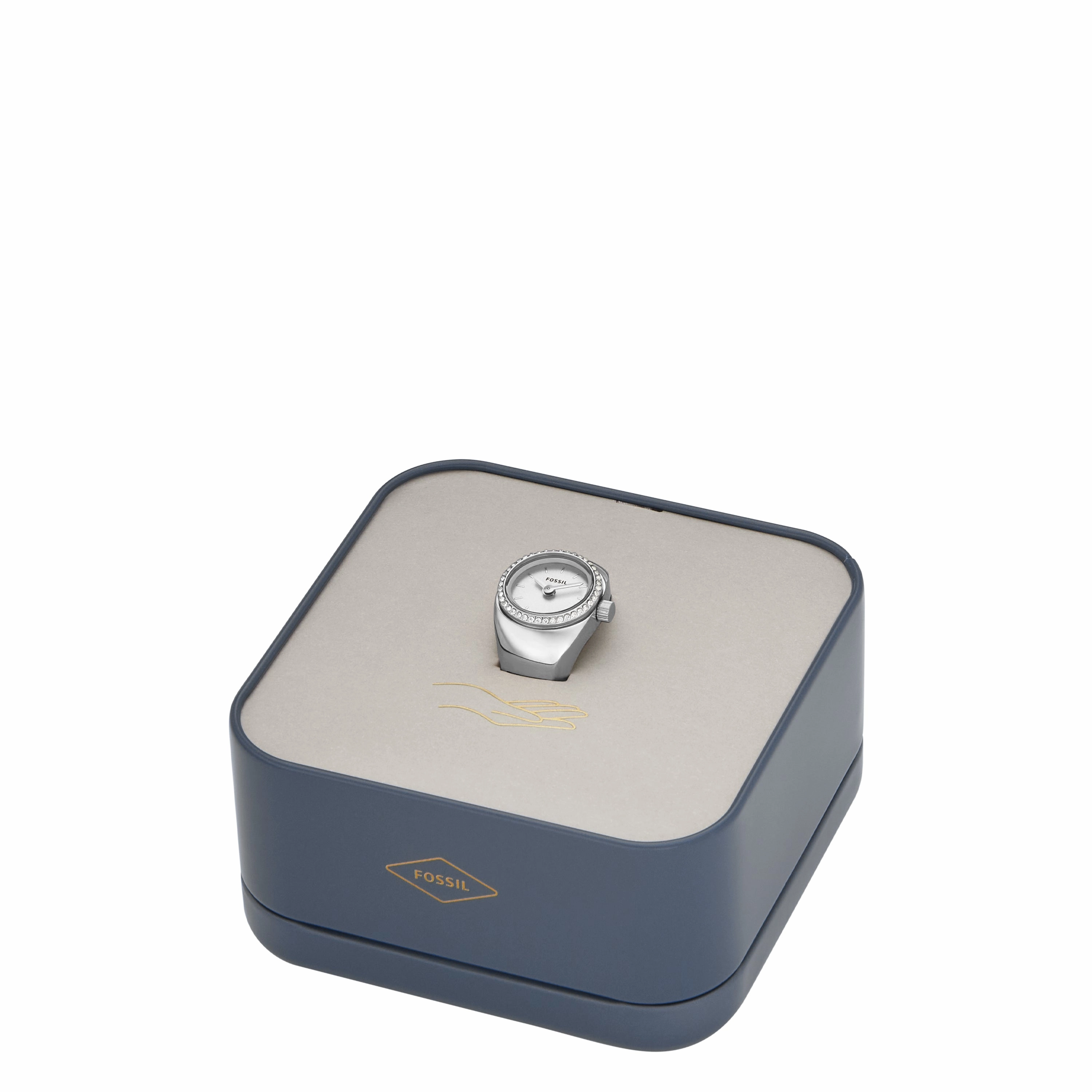 Watch Ring Two-Hand Stainless Steel