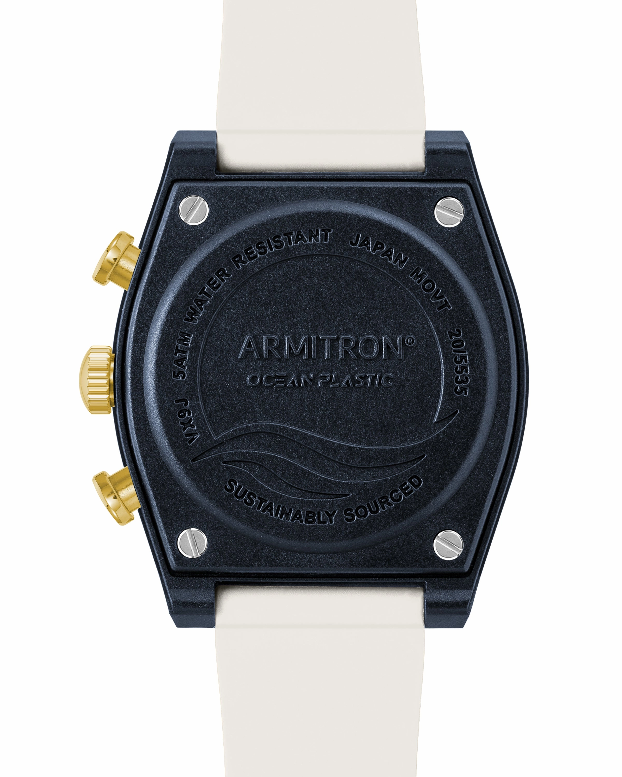 Wave? | 40mm, White/Navy