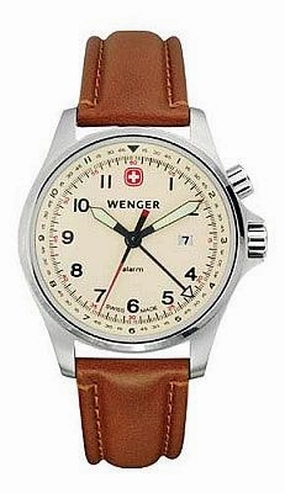 Wenger Men's Swiss Made TerraGraph Alarm Watch 72741