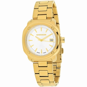Wenger Women's Watch - Edge Index Silver Dial Plated Steel Bracelet | 01.1121.107