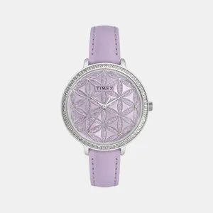 Women Analog Leather Watch TWEL14706