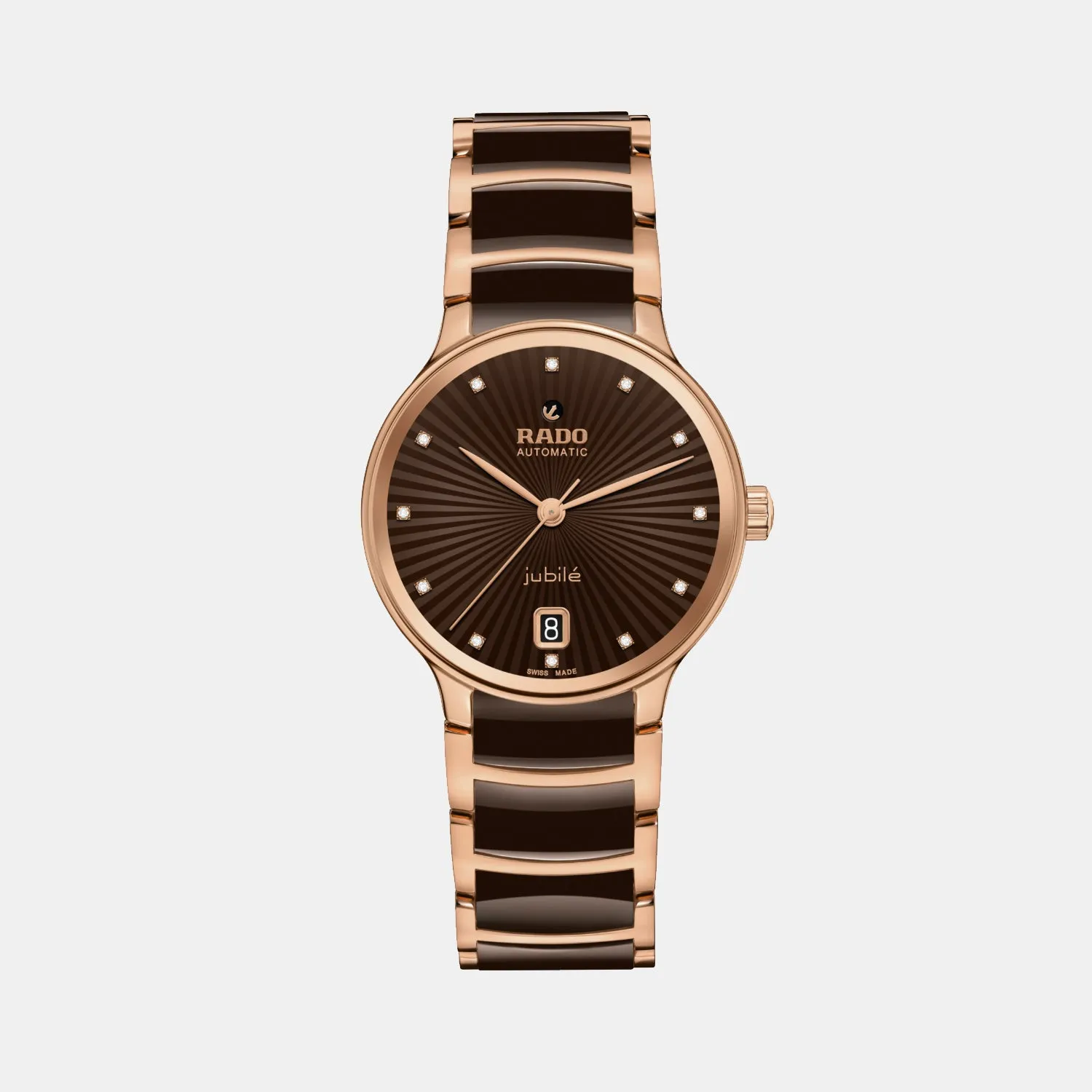 Women Automatic Brown Dial Analog Ceramic Watch R30037732