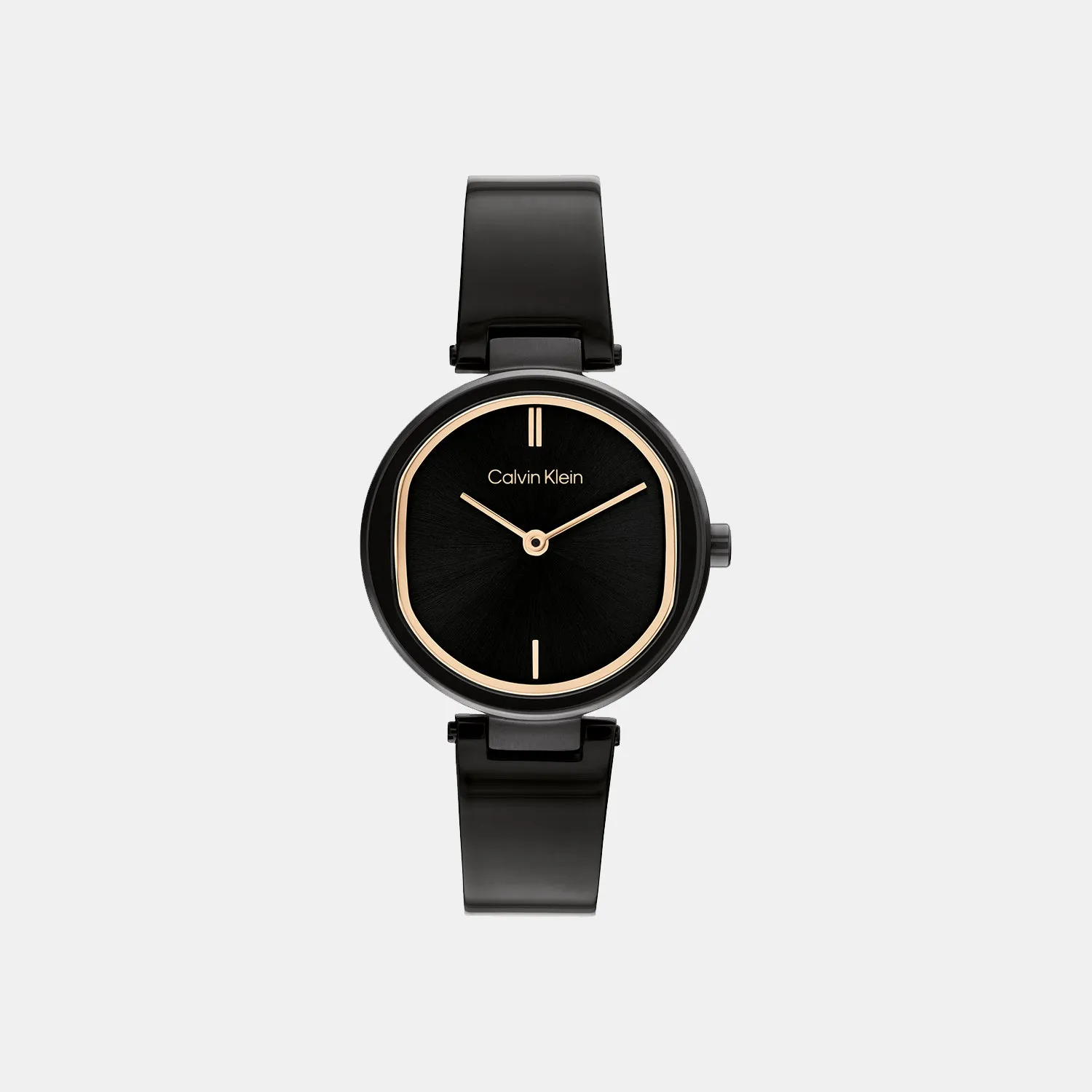 Women Black Analog Stainless Steel Watch 25200310