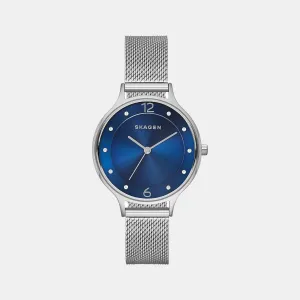 Women Blue Analog Stainless Steel Watch SKW2307