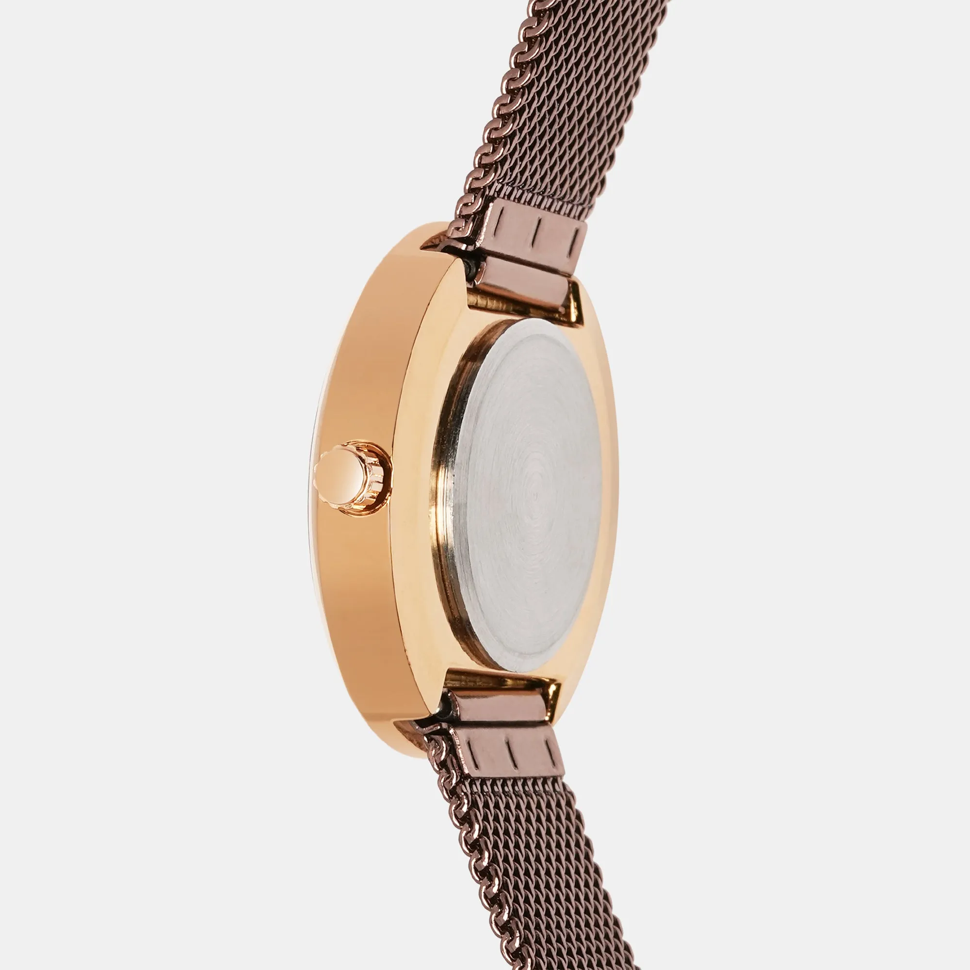 Women Brown Analog Stainless Steel Watch 9002T-B3306