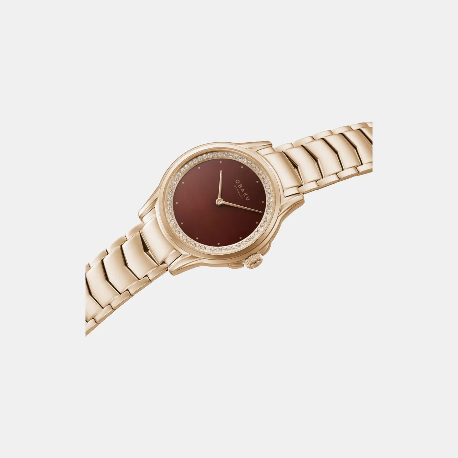 Women Brown Analog Stainless Steel Watch V261LEVNSV