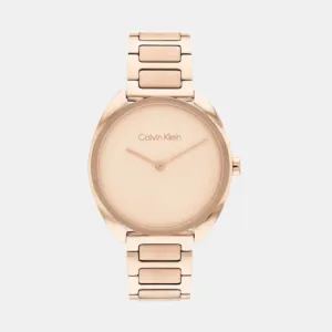 Women Gold Analog Stainless Steel Watch 25200277
