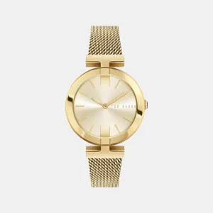 Women Gold Analog Stainless Steel Watch BKPDAF203