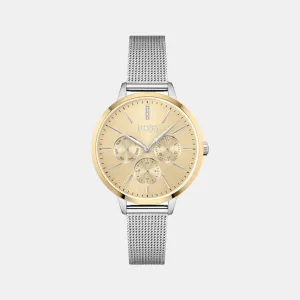 Women Gold Stainless Steel Chronograph Watch 1502600