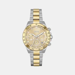 Women Gold Stainless Steel Chronograph Watch 1502618