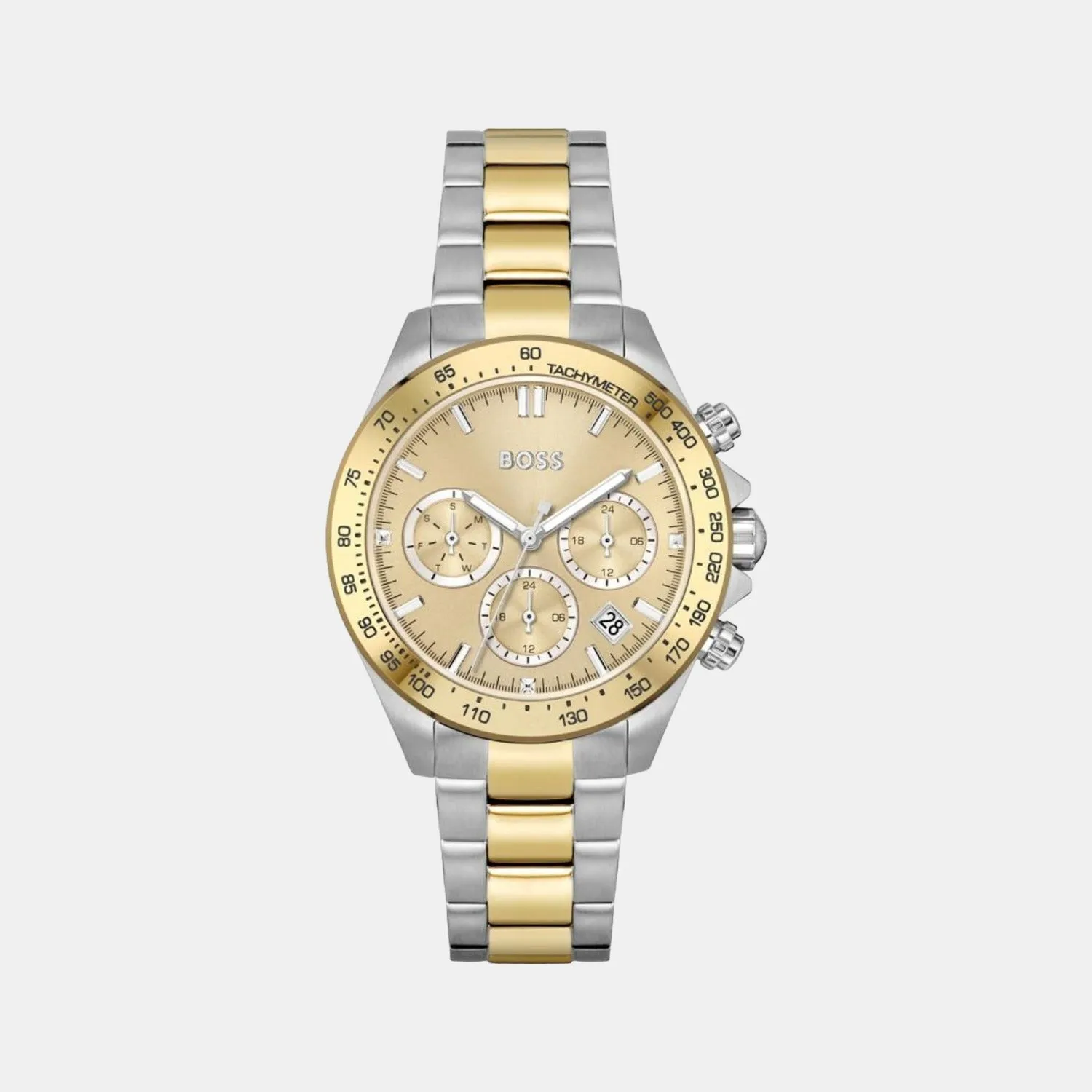 Women Gold Stainless Steel Chronograph Watch 1502618