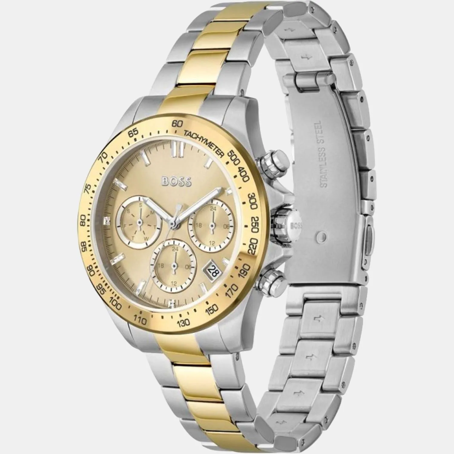 Women Gold Stainless Steel Chronograph Watch 1502618