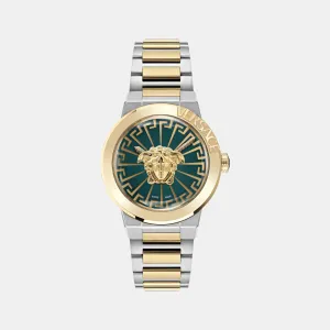 Women Green Analog Stainless Steel Watch VE3F00422