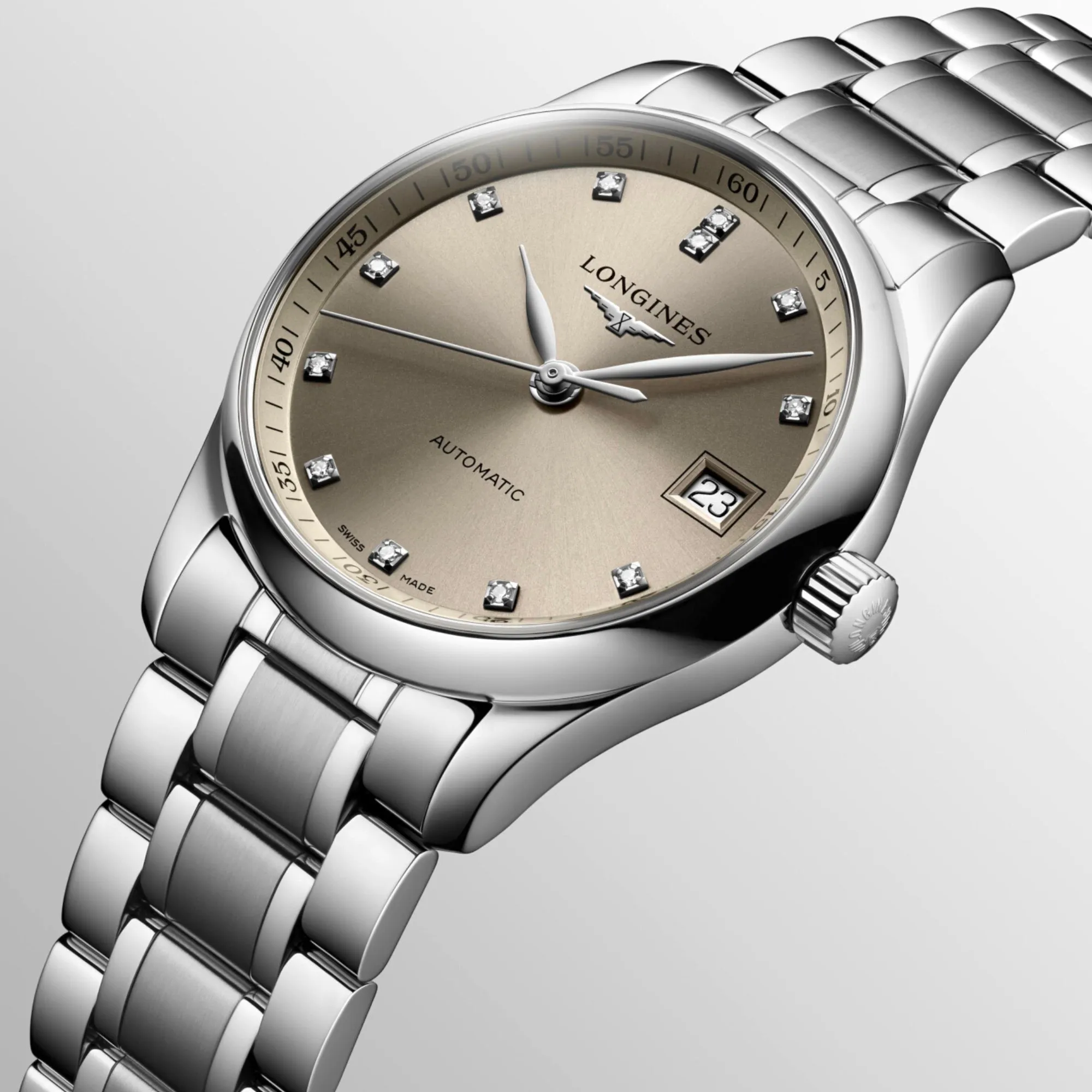Women Grey Automatic Stainless Steel Watch L23574076