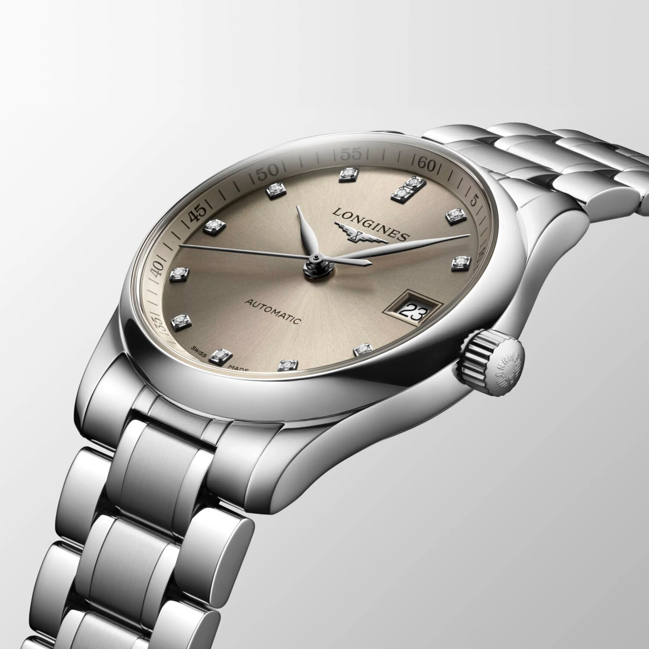 Women Grey Automatic Stainless Steel Watch L23574076