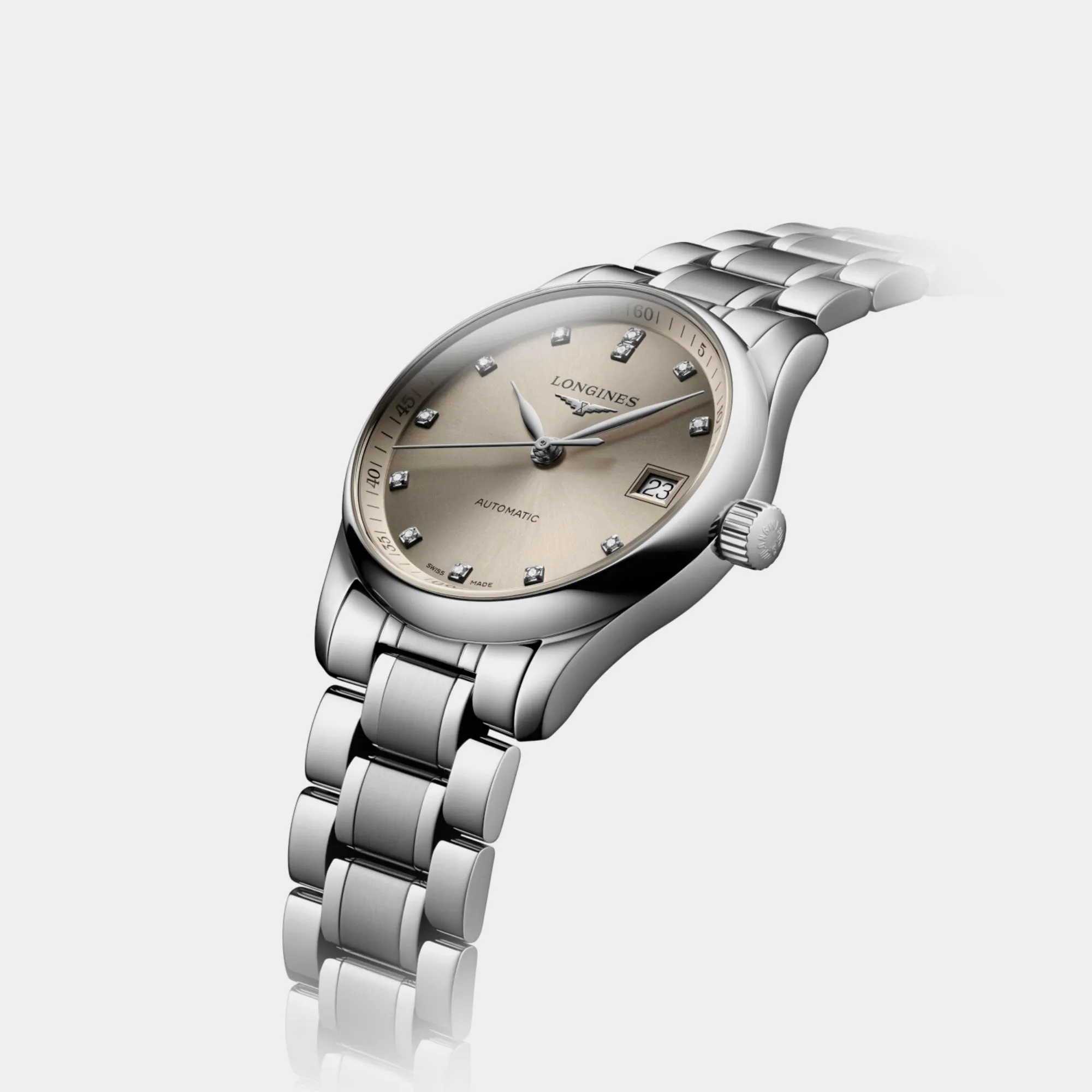 Women Grey Automatic Stainless Steel Watch L23574076