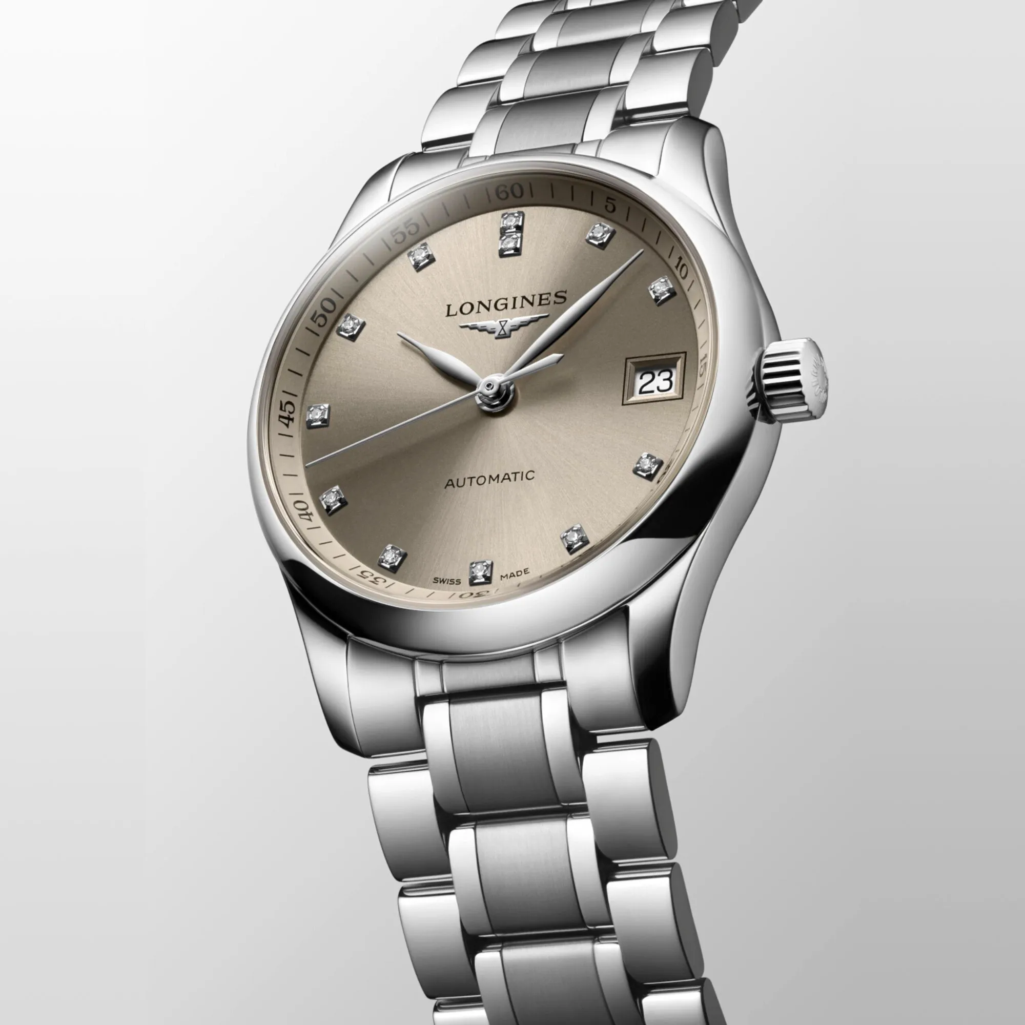 Women Grey Automatic Stainless Steel Watch L23574076