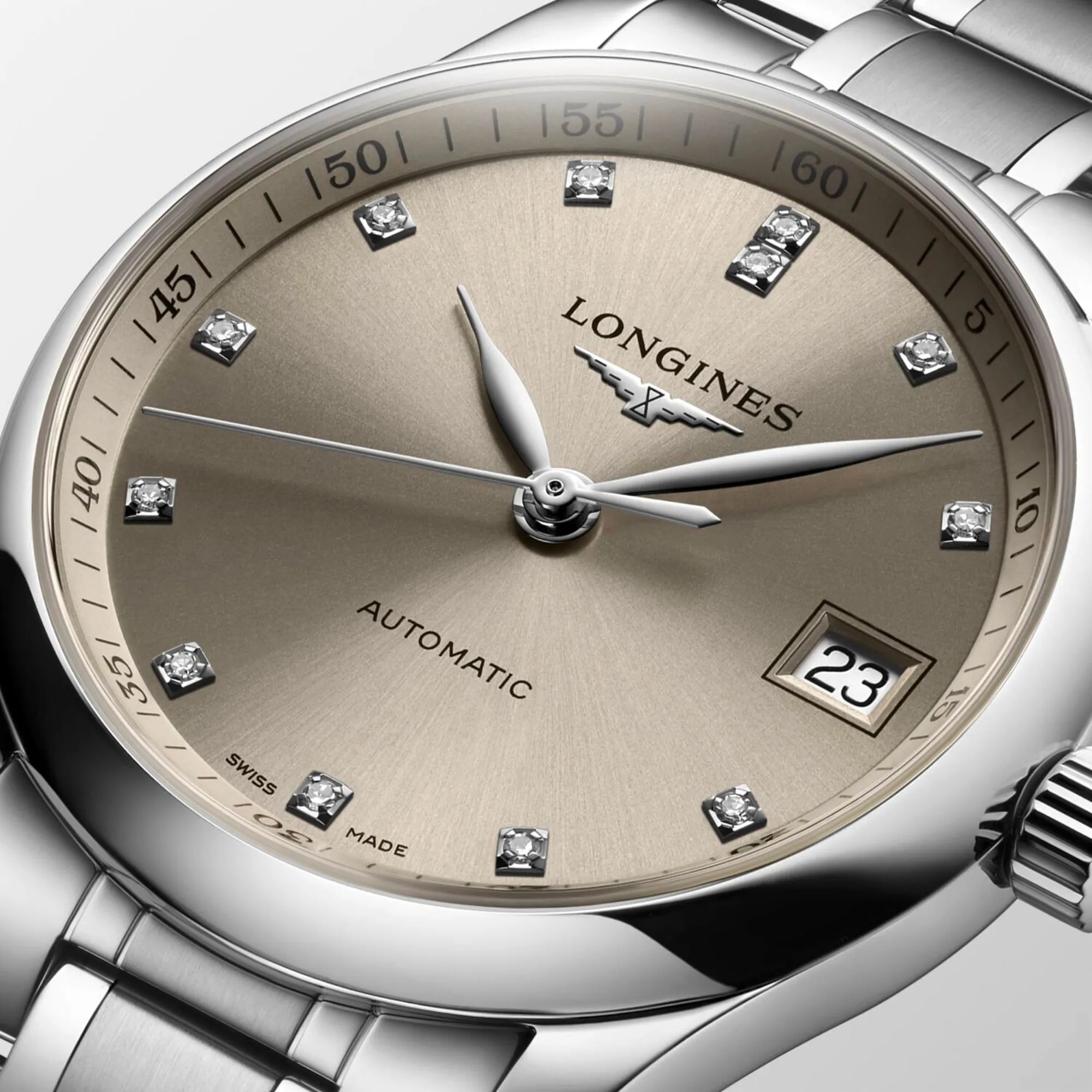 Women Grey Automatic Stainless Steel Watch L23574076
