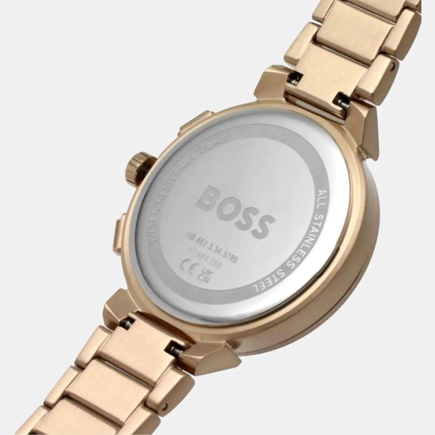 Women Pink Multi-Function Stainless Steel Watch 1502678