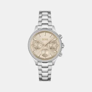 Women Pink Stainless Steel Chronograph Watch 1502565