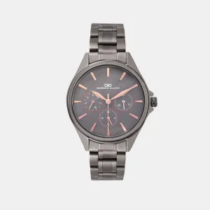 Women Quartz Grey Dial Multi-Function Metal Watch 2010J-M0815