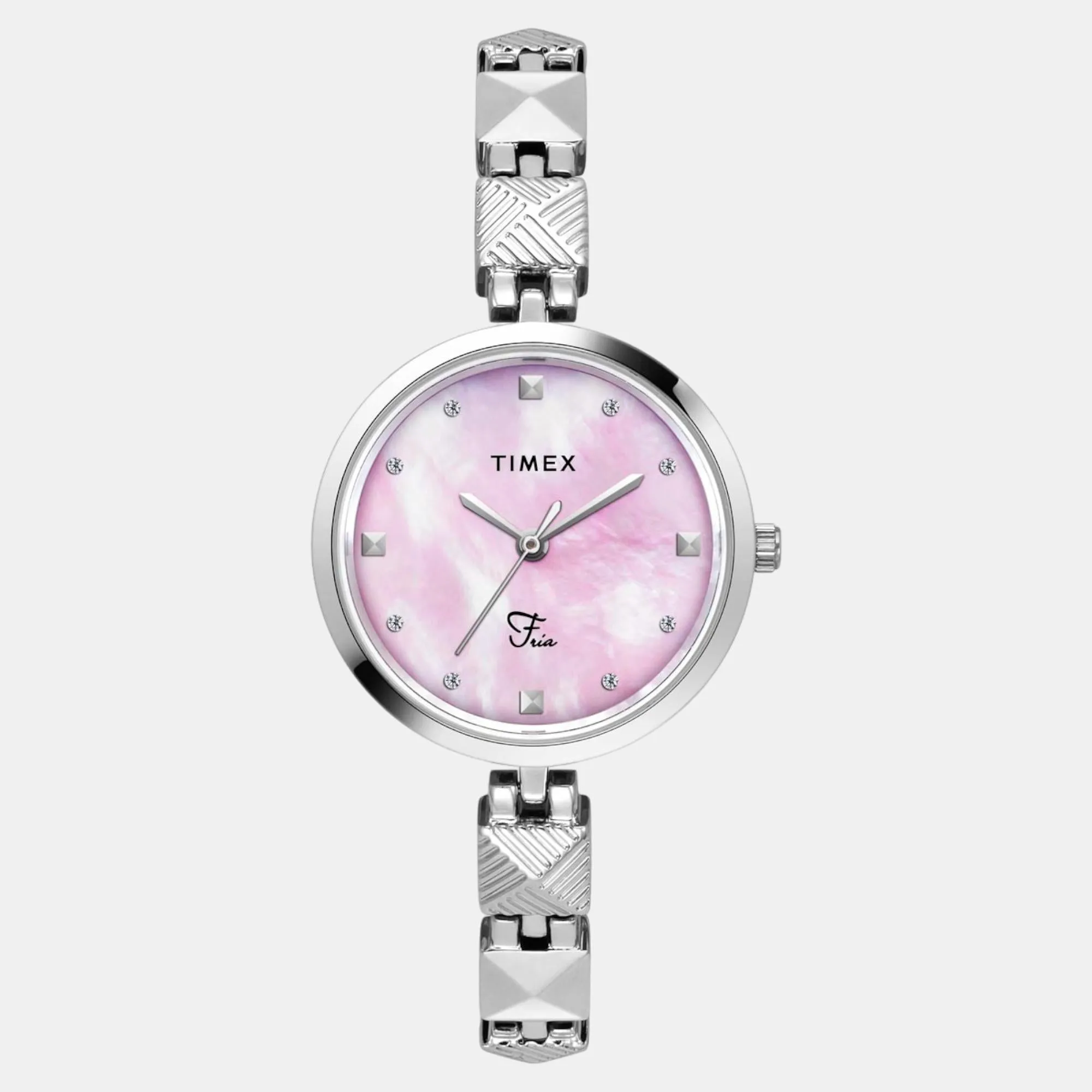 Women Quartz Mother of Pearl Dial Analog Brass Watch TWEL18307