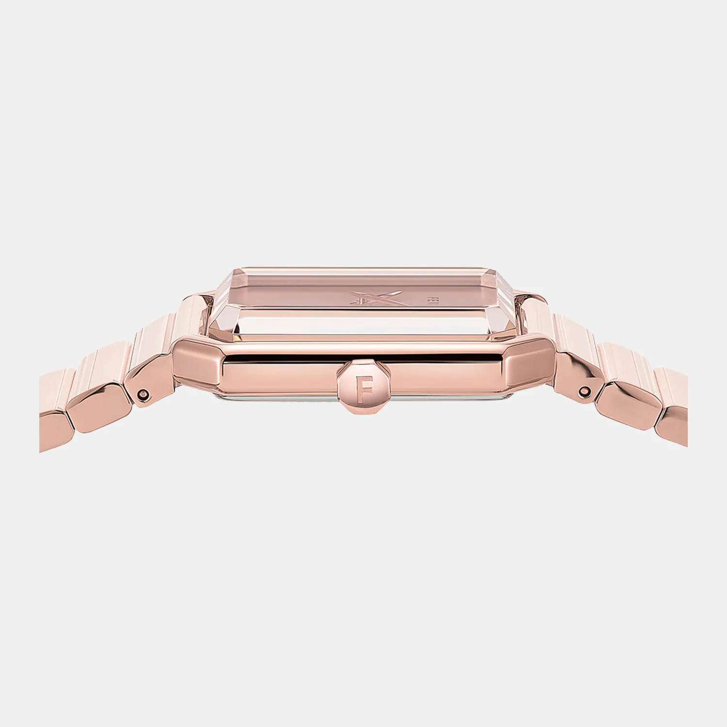 Women Quartz Rose Gold Dial Analog Stainless Steel Watch SFS800524