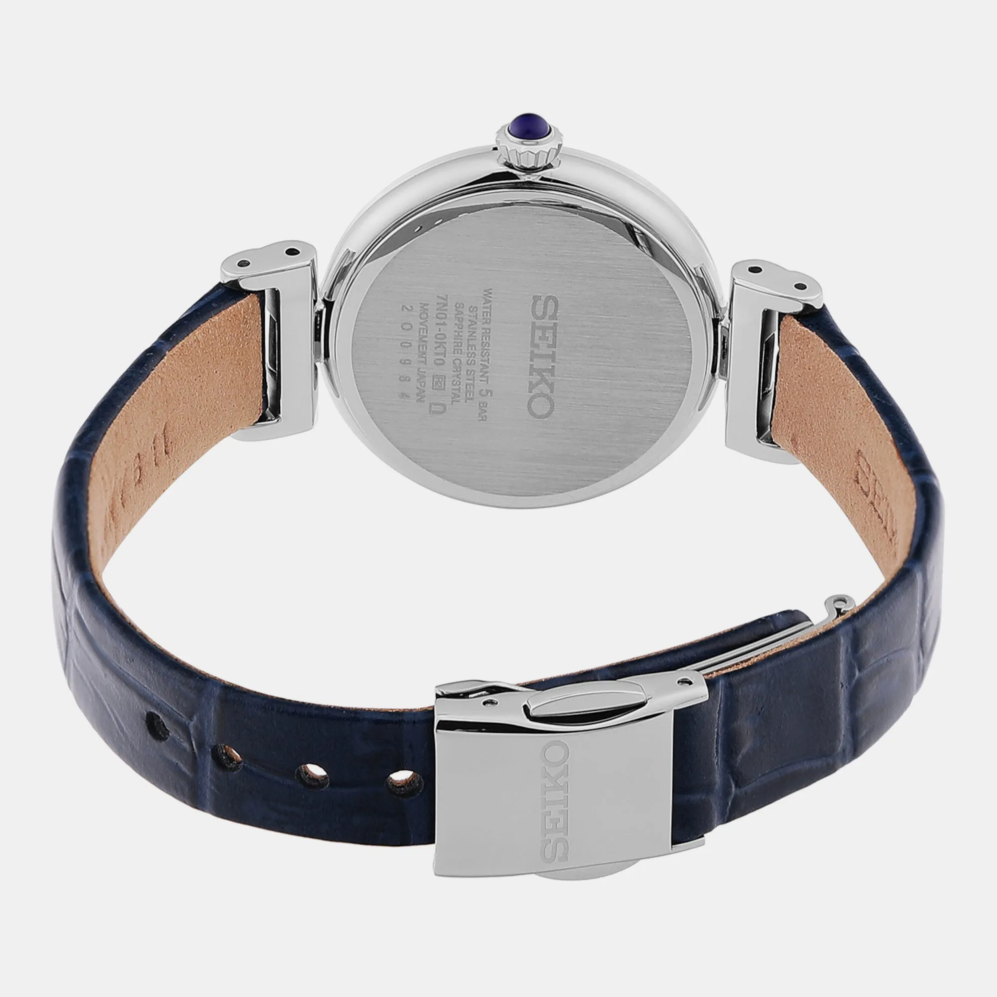 Women Quartz White Dial Analog Leather Watch SRZ545P1
