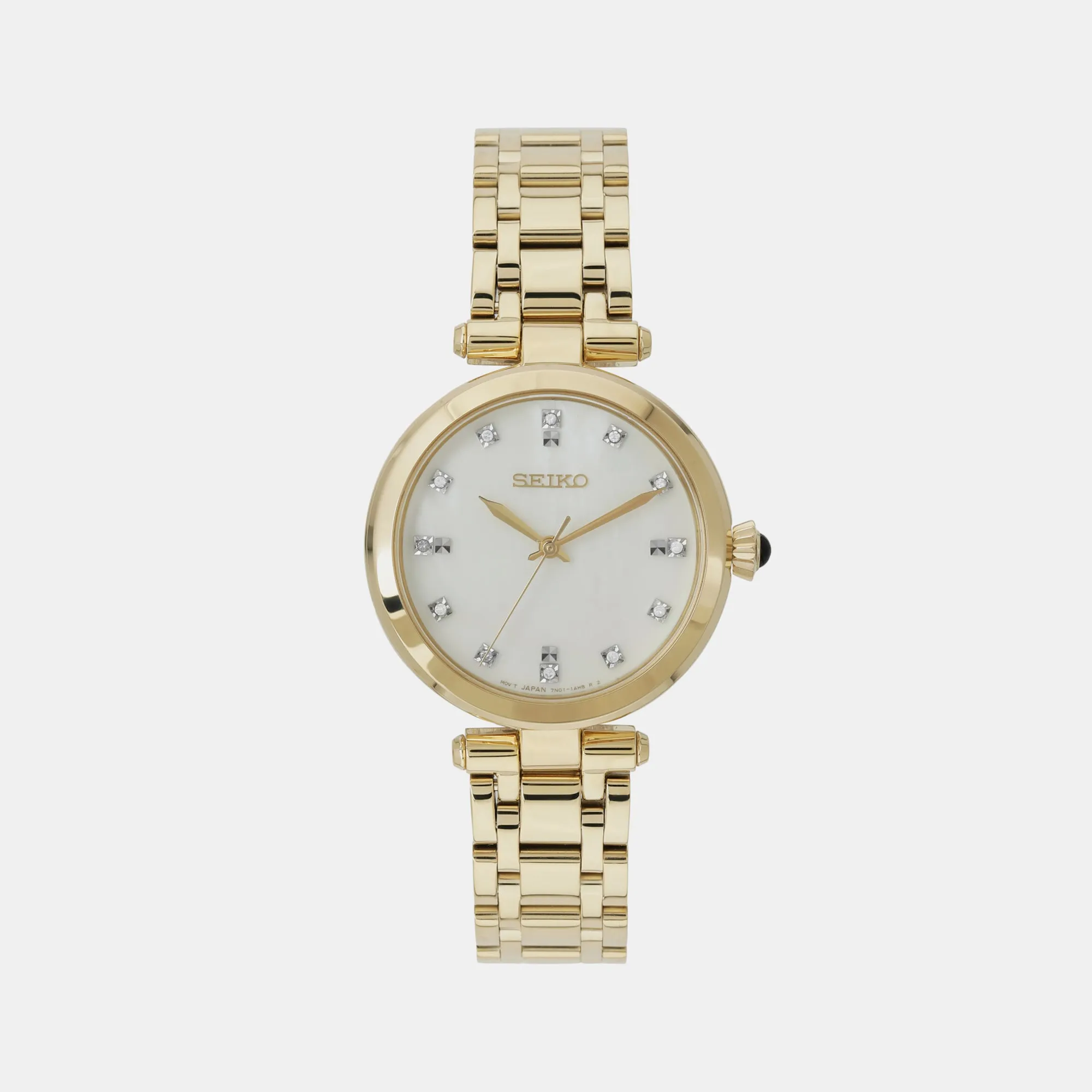 Women Quartz White Dial Analog Stainless steel Watch SRZ536P1