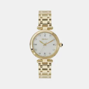 Women Quartz White Dial Analog Stainless steel Watch SRZ536P1