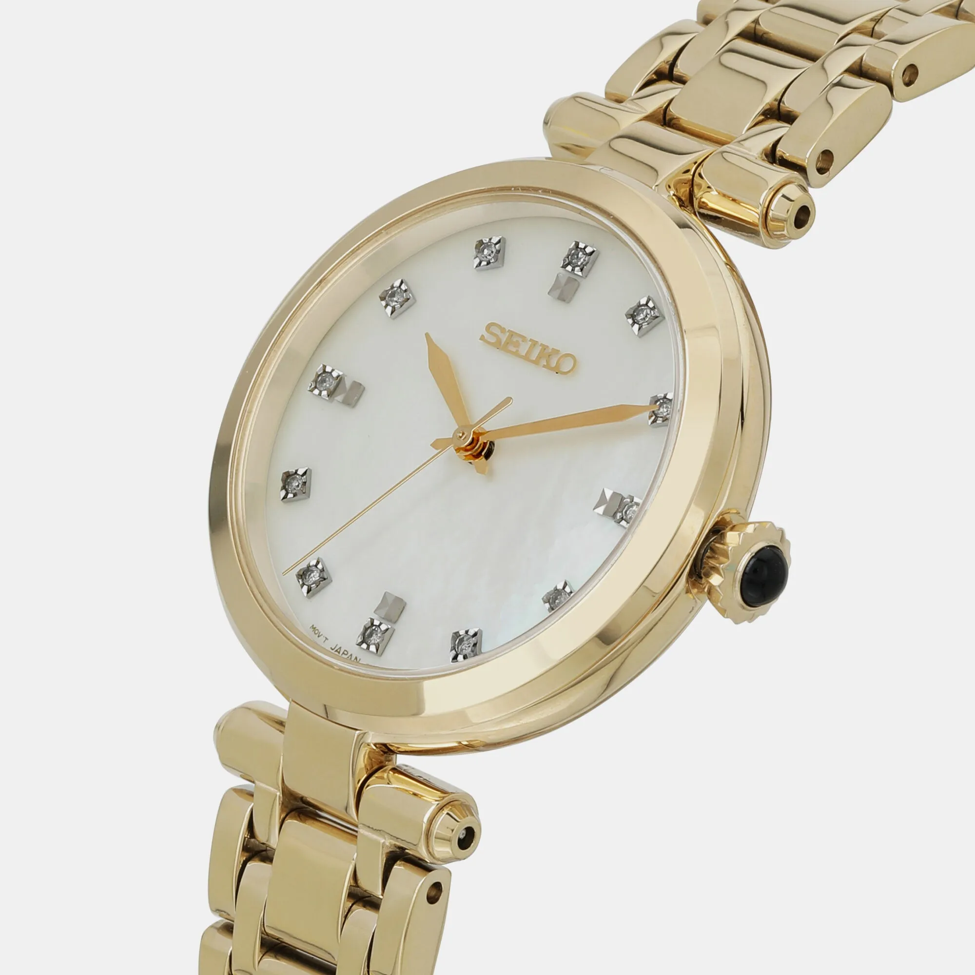 Women Quartz White Dial Analog Stainless steel Watch SRZ536P1