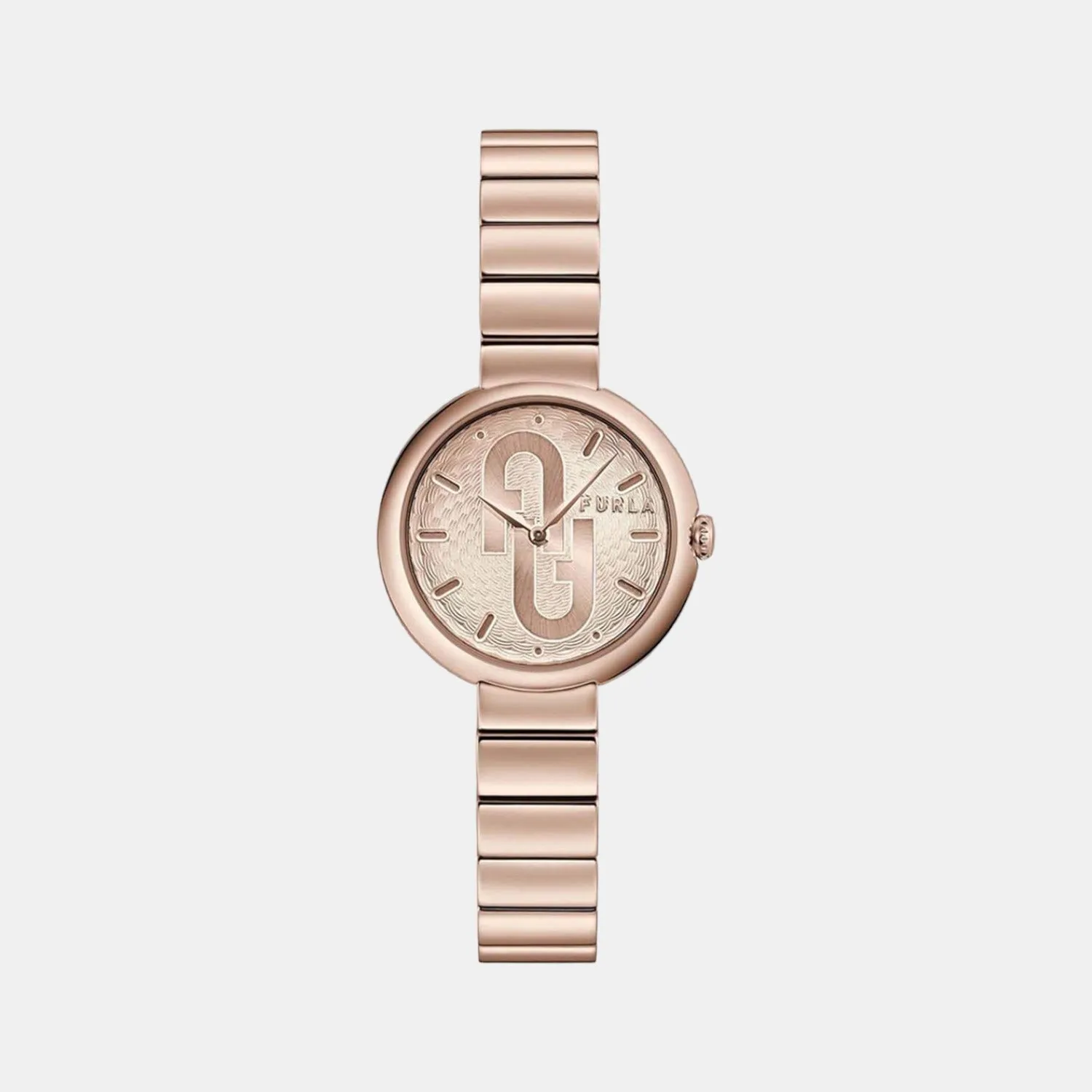Women Rose Gold Analog Stainless Steel Watch WW00005010L3