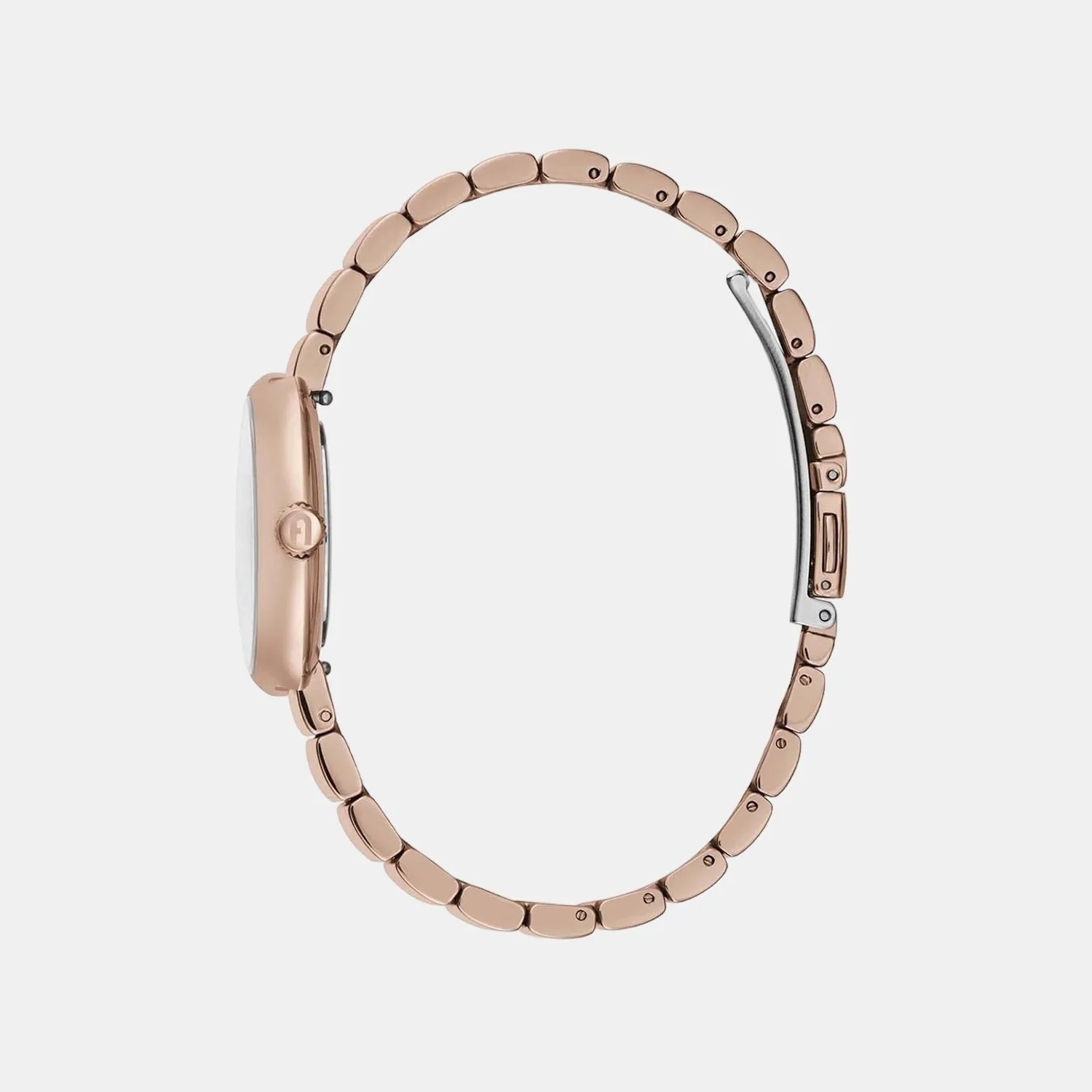 Women Rose Gold Analog Stainless Steel Watch WW00005010L3